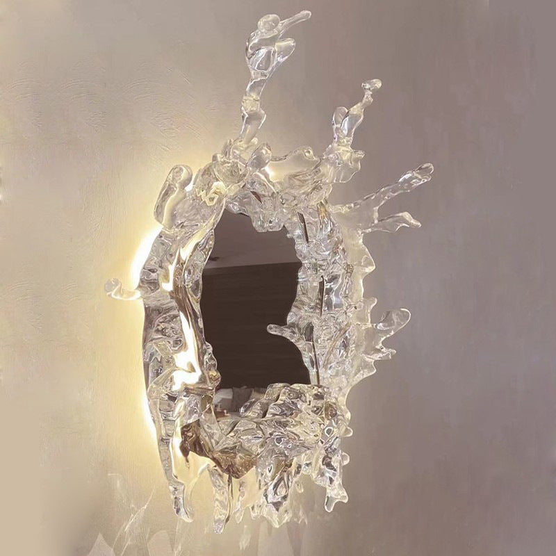 Water Splash Stainless Steel Wall Lamp