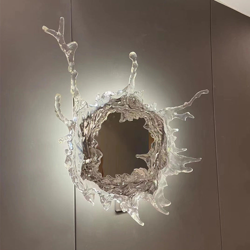 Water Splash Stainless Steel Wall Lamp
