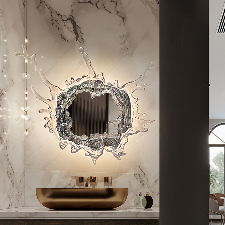 Water Splash Stainless Steel Wall Lamp