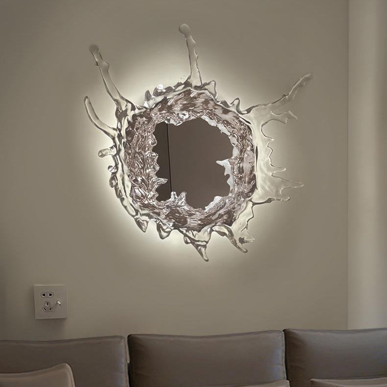 Water Splash Stainless Steel Wall Lamp