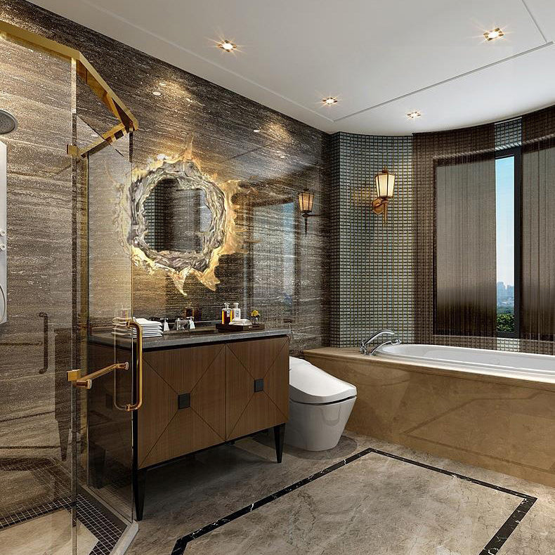 Water Splash Stainless Steel Wall Lamp