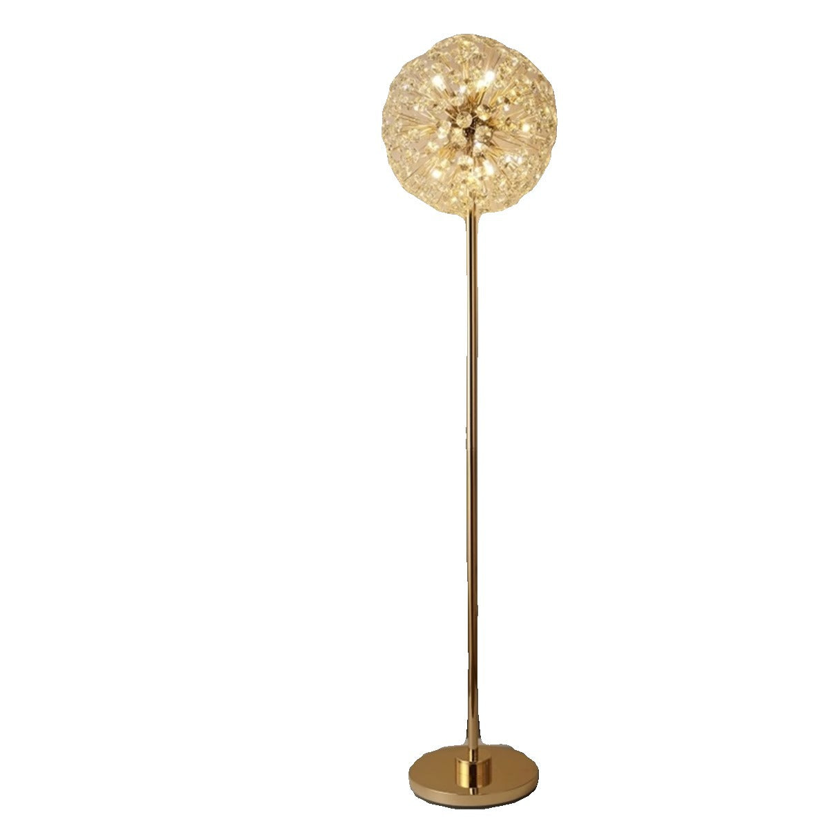 Modern Luxury Globe Crystal 9-Light Floor Lamp