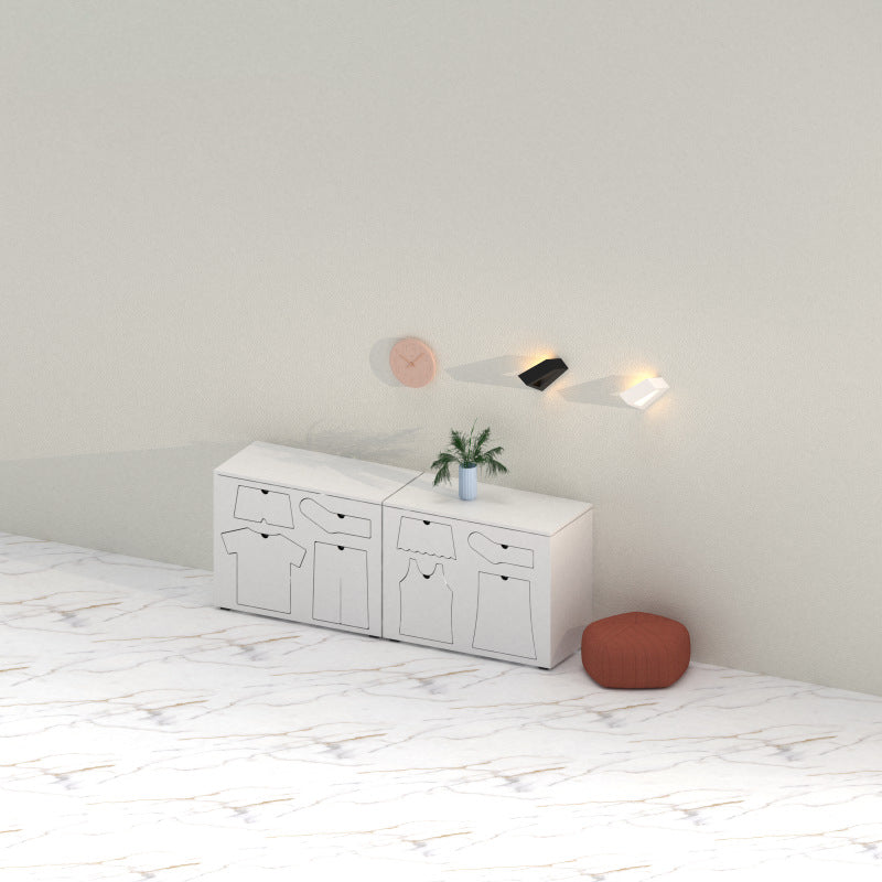 Geometric Polygon Aluminum Bedroom Wall Lamp