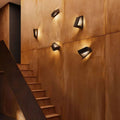 Geometric Polygon Aluminum Bedroom Wall Lamp