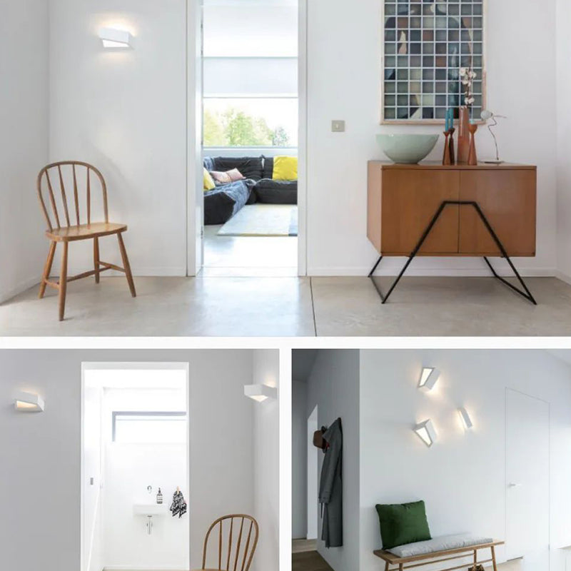 Geometric Polygon Aluminum Bedroom Wall Lamp