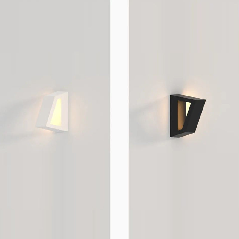 Geometric Polygon Aluminum Bedroom Wall Lamp