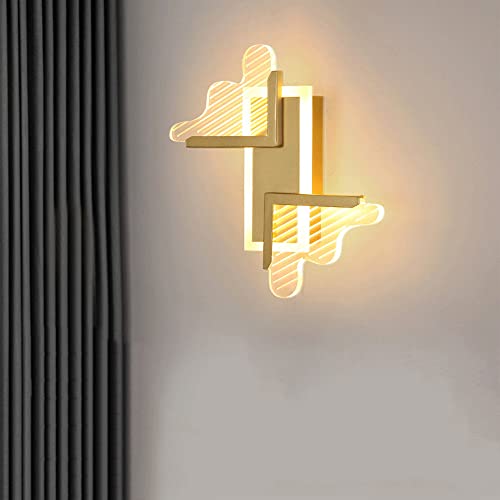 Iron Acrylic Geometric Square Wall Lamp