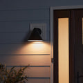 Iron Geometric Cone Patio Outdoor Light