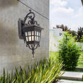 Aluminum Frame Frosted Glass Outdoor Light