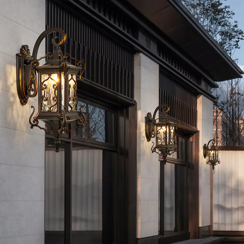 Aluminum Arc Carving Frame Outdoor Light