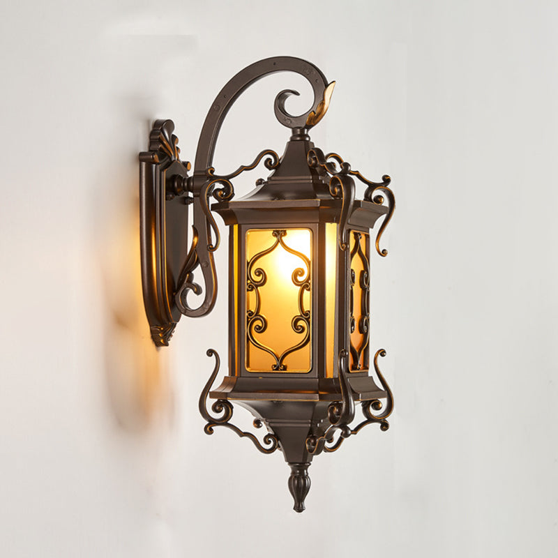Aluminum Arc Carving Frame Outdoor Light