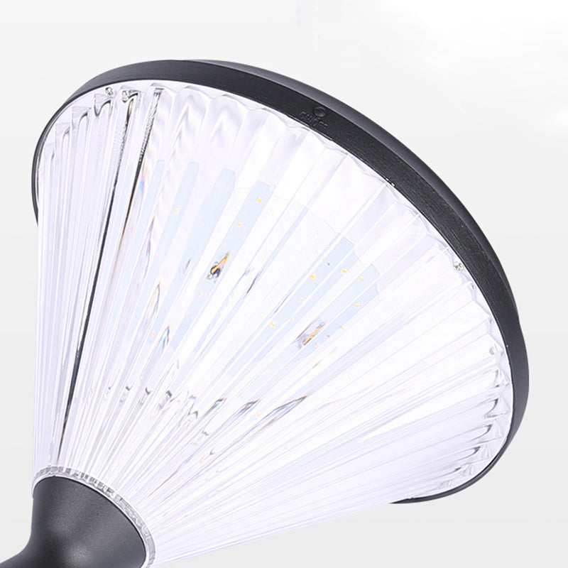 Conical Aluminum PC Patio Outdoor Light