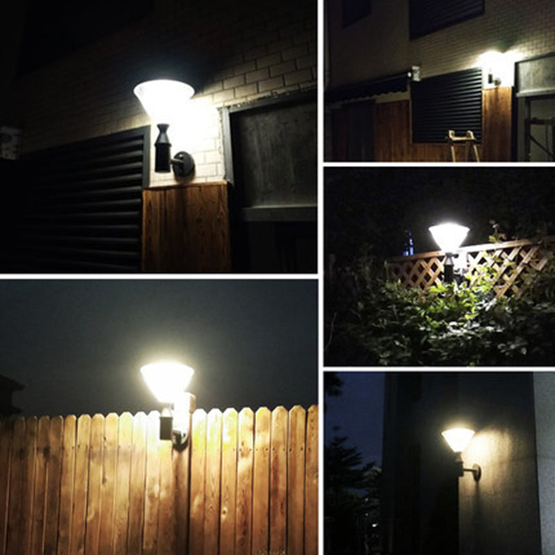 Conical Aluminum PC Patio Outdoor Light