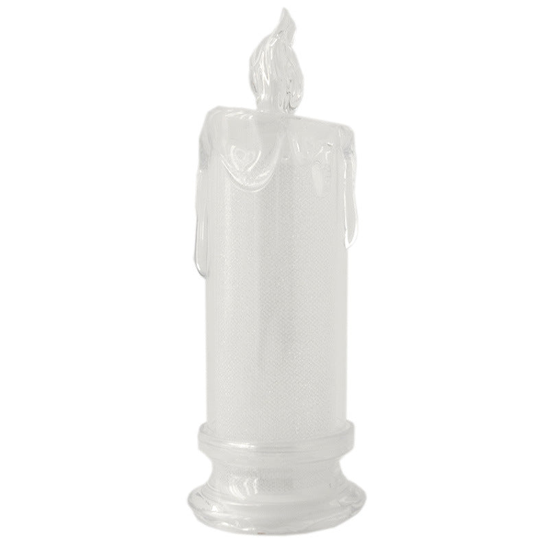 Plastic Simulation Candle Night Table Lamp