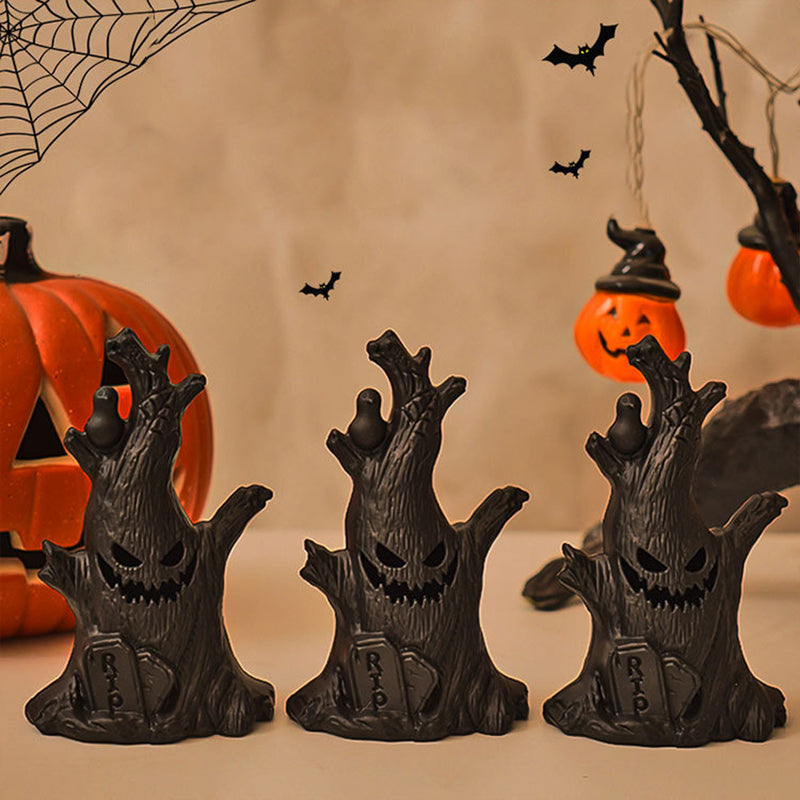 Ghost Face Stump Plastic Table Lamp