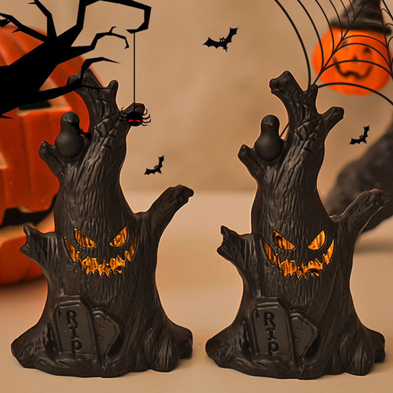 Ghost Face Stump Plastic Table Lamp