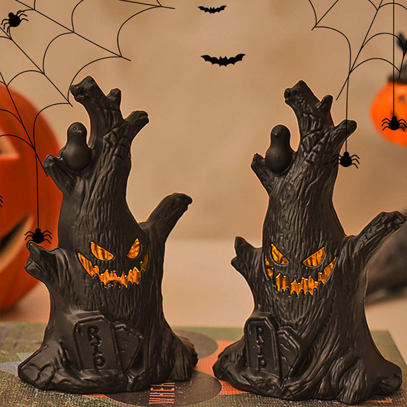 Ghost Face Stump Plastic Table Lamp