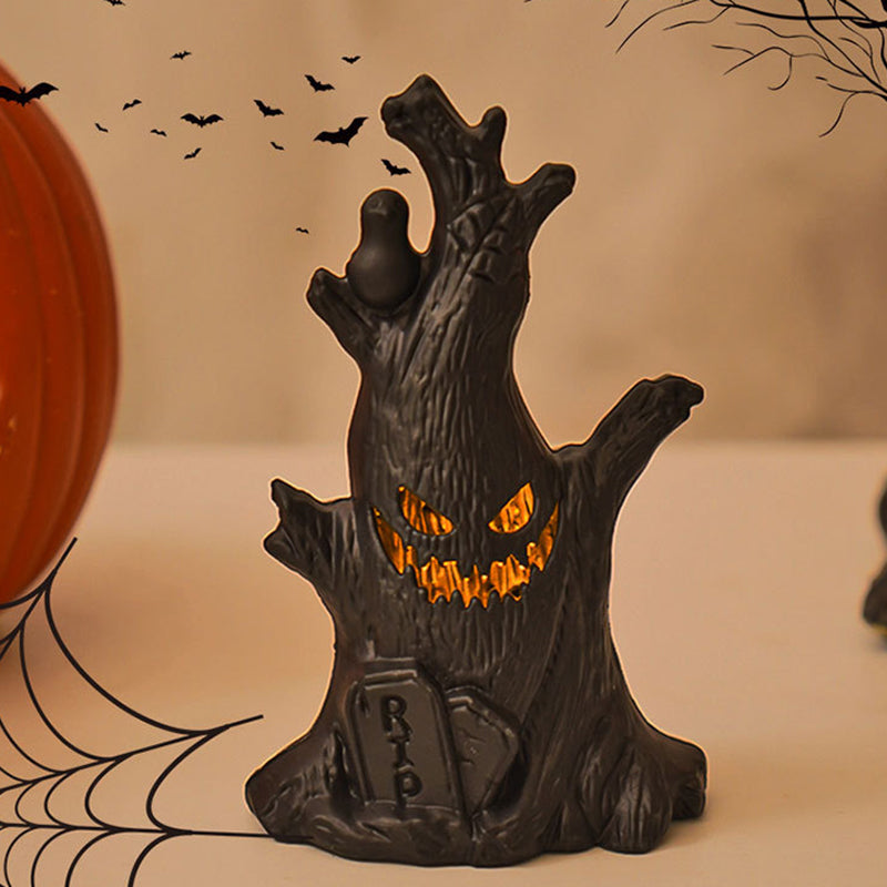 Ghost Face Stump Plastic Table Lamp