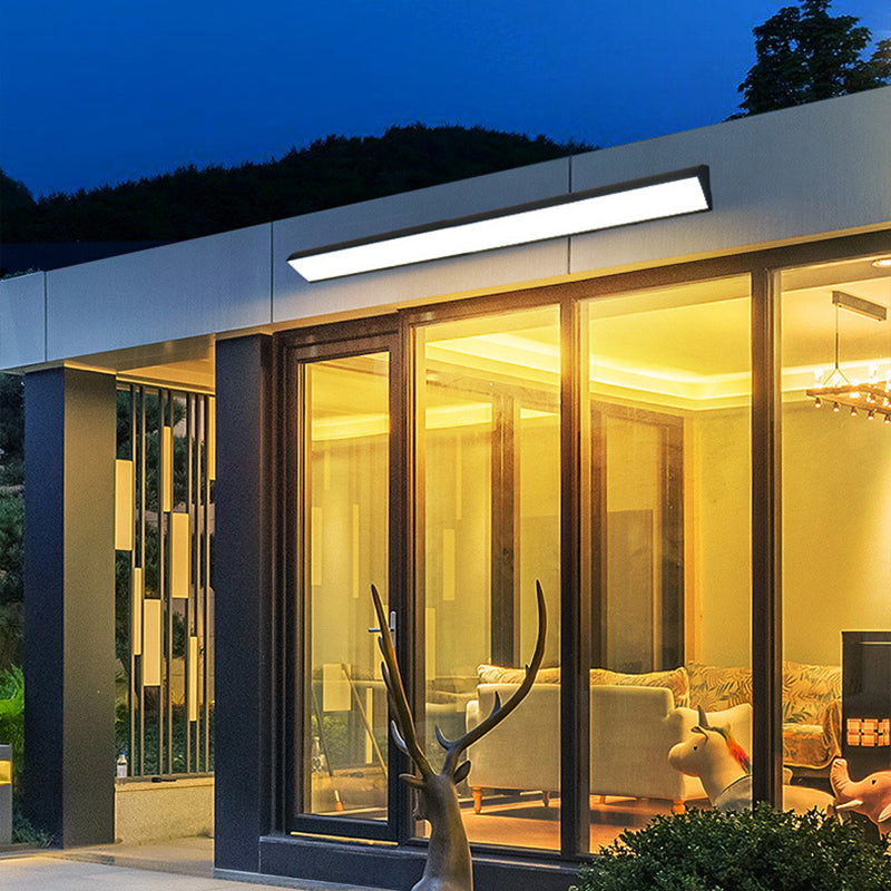 Long Strip Line Aluminum Outdoor Light