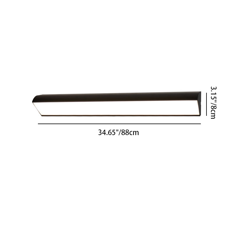 Long Strip Line Aluminum Outdoor Light