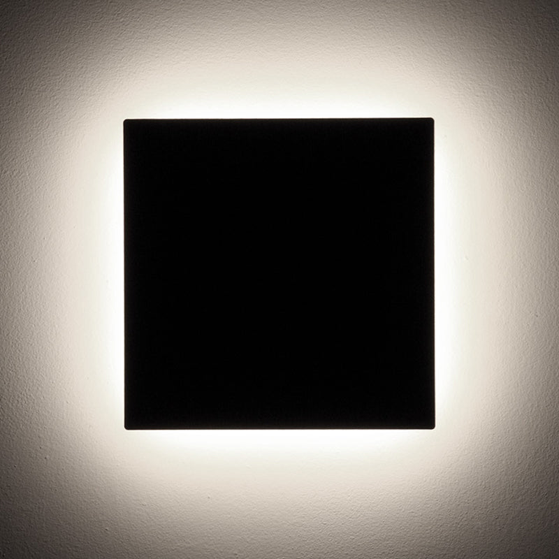 Geometric Square Aluminum Patio Outdoor Light