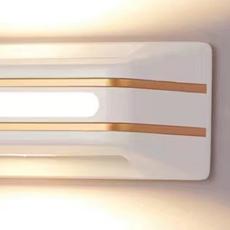 Rectangular Aluminum Up Down Outdoor Light