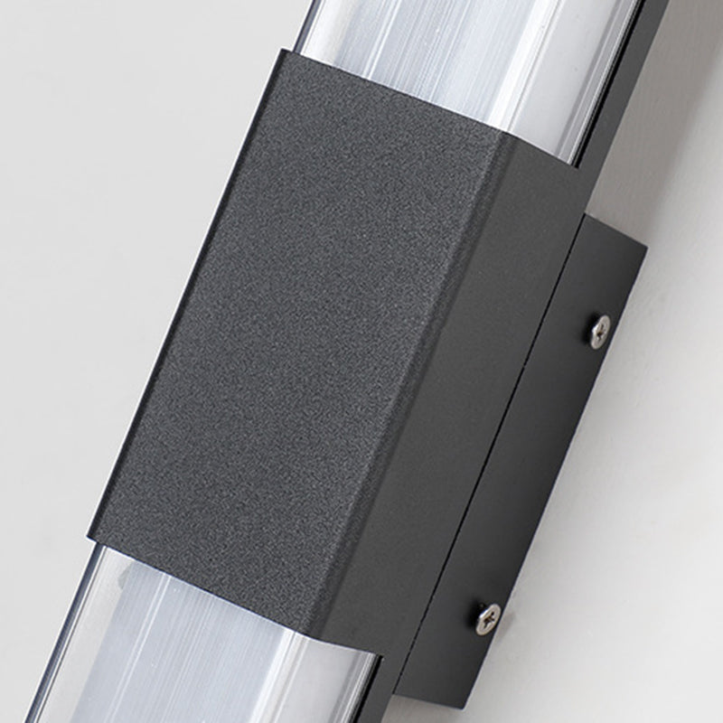 Rectangular Aluminum Acrylic Garden Outdoor Light