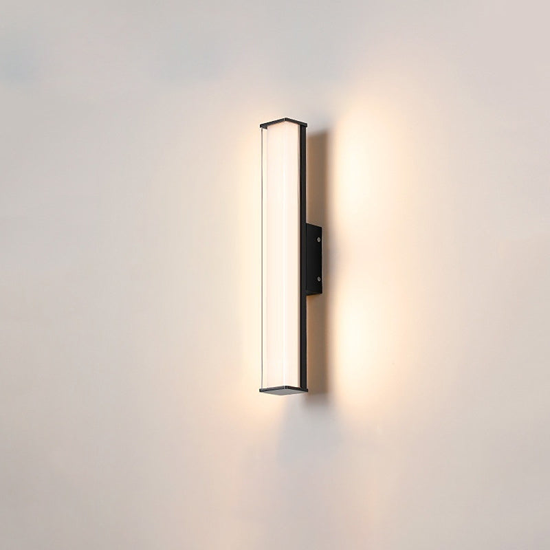 Rectangular Aluminum Acrylic Garden Outdoor Light