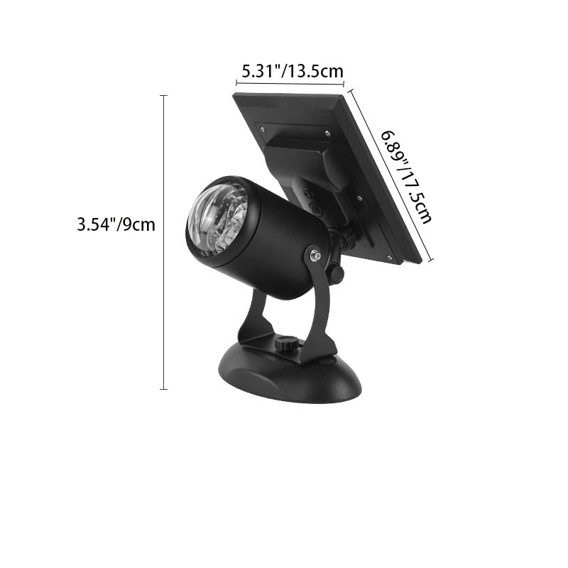 Dynamic Rotating Aurora Aluminum Outdoor Light