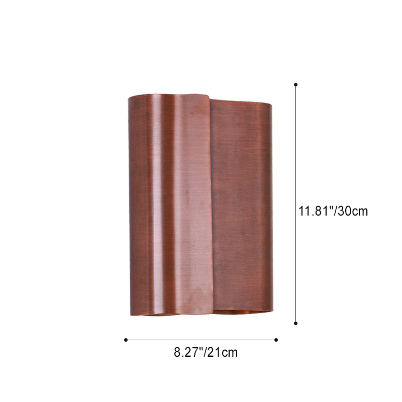 Hardware Rounded Square Up Wall Lamp