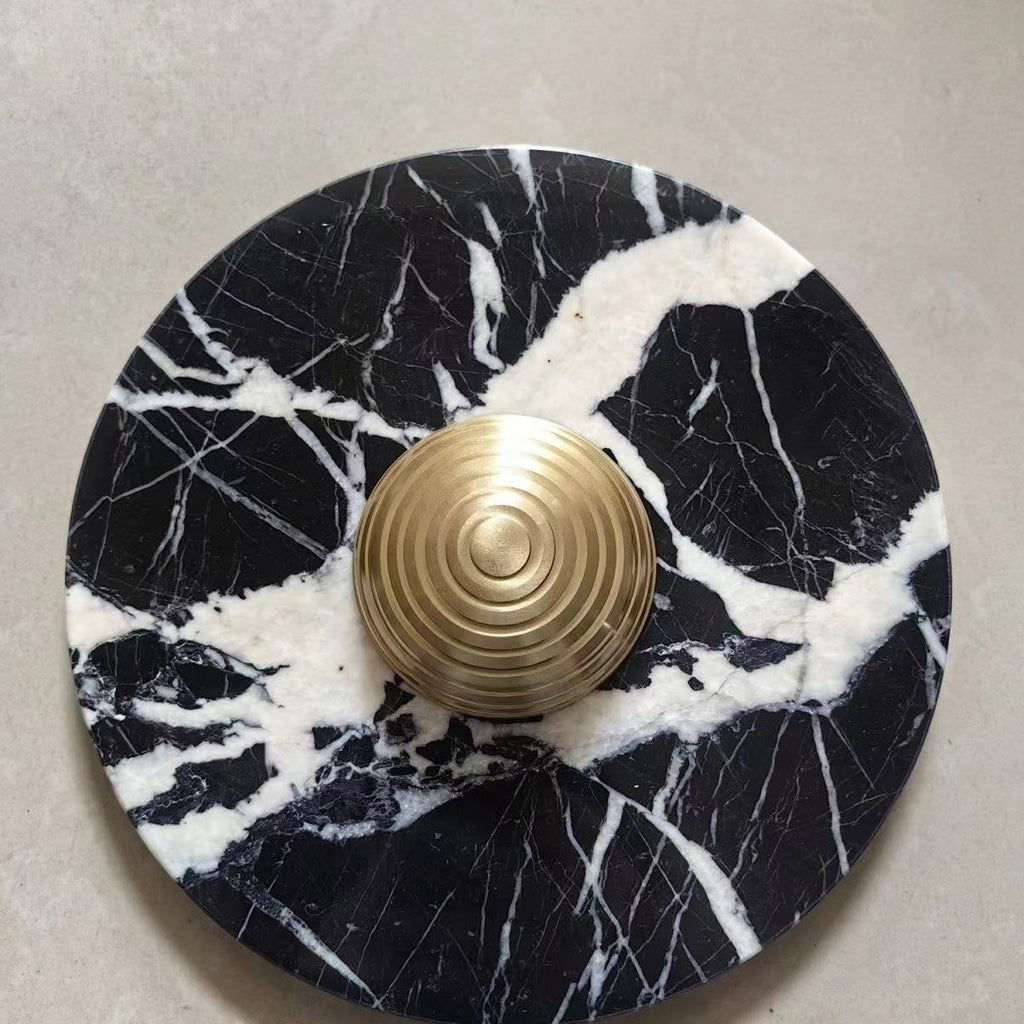 Marble Geometric Circle Living Wall Lamp
