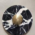 Marble Geometric Circle Living Wall Lamp