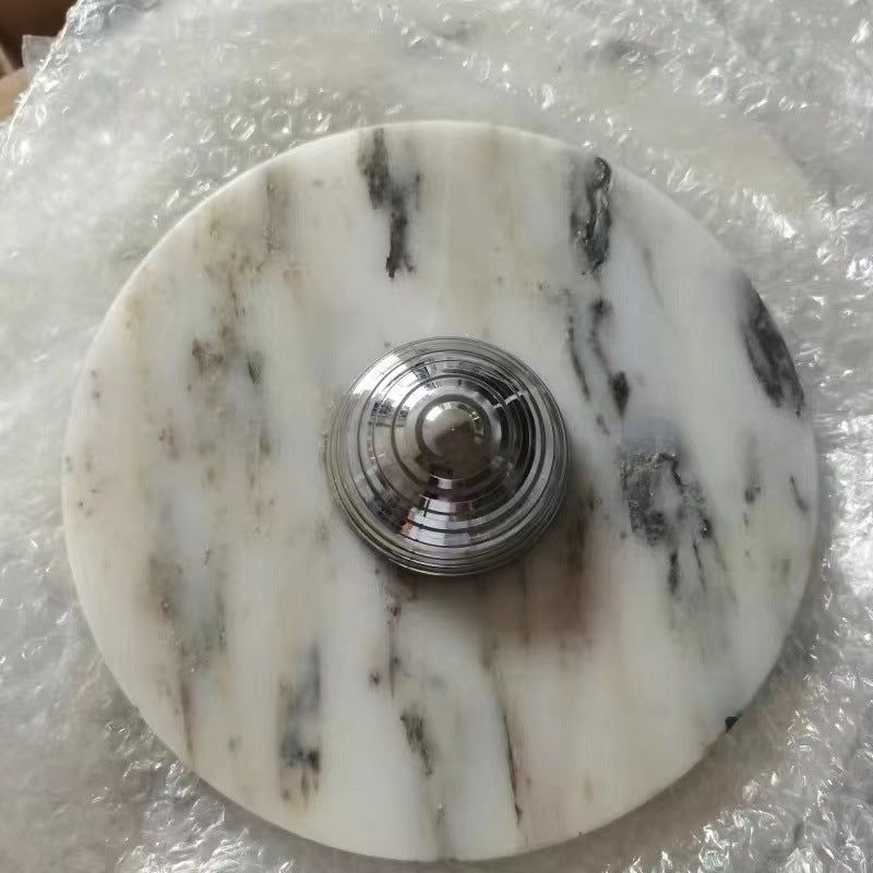 Marble Geometric Circle Living Wall Lamp