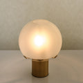 Glass Ball Hardware Study Table Lamp