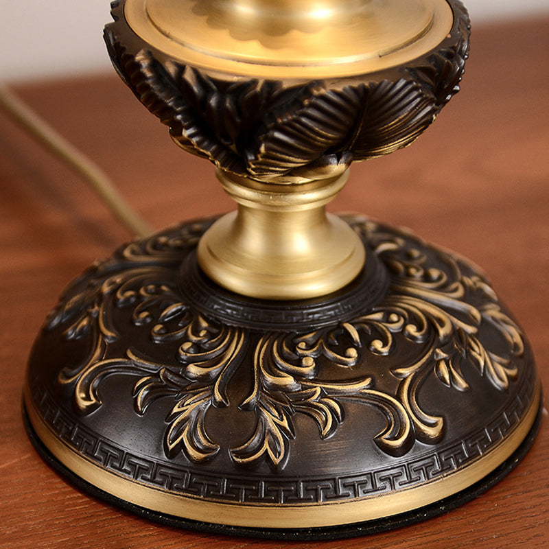 Shell Dome Full Copper 2-Light Table Lamp