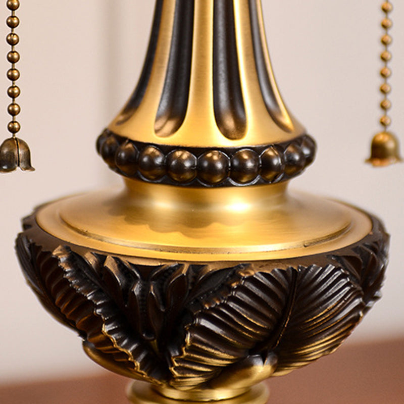 Shell Dome Full Copper 2-Light Table Lamp