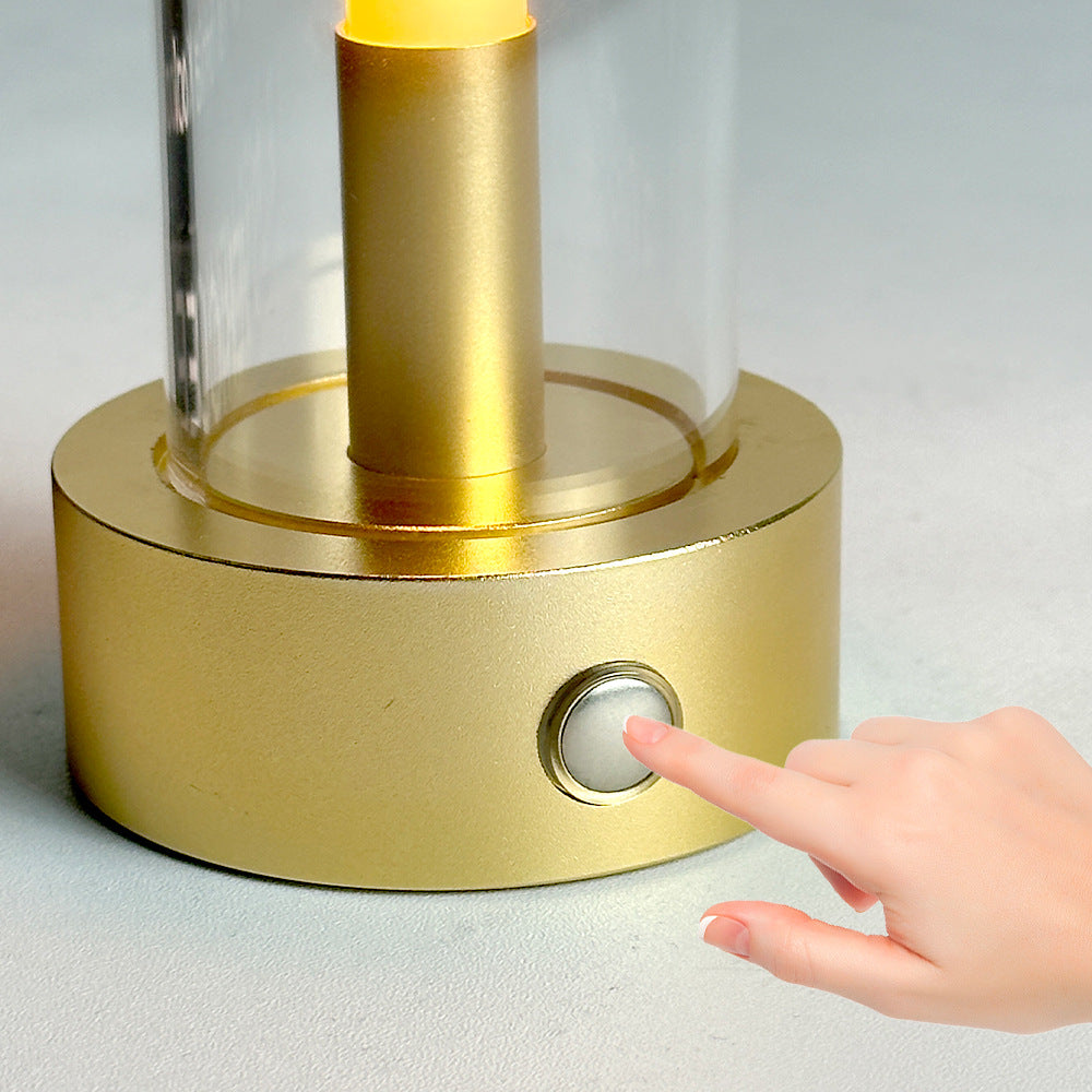 Rechargeable Column Hardware Night Table Lamp