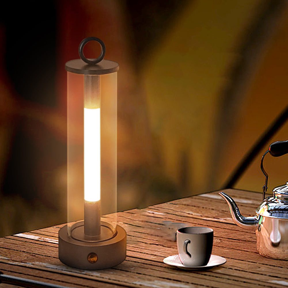 Rechargeable Column Hardware Night Table Lamp