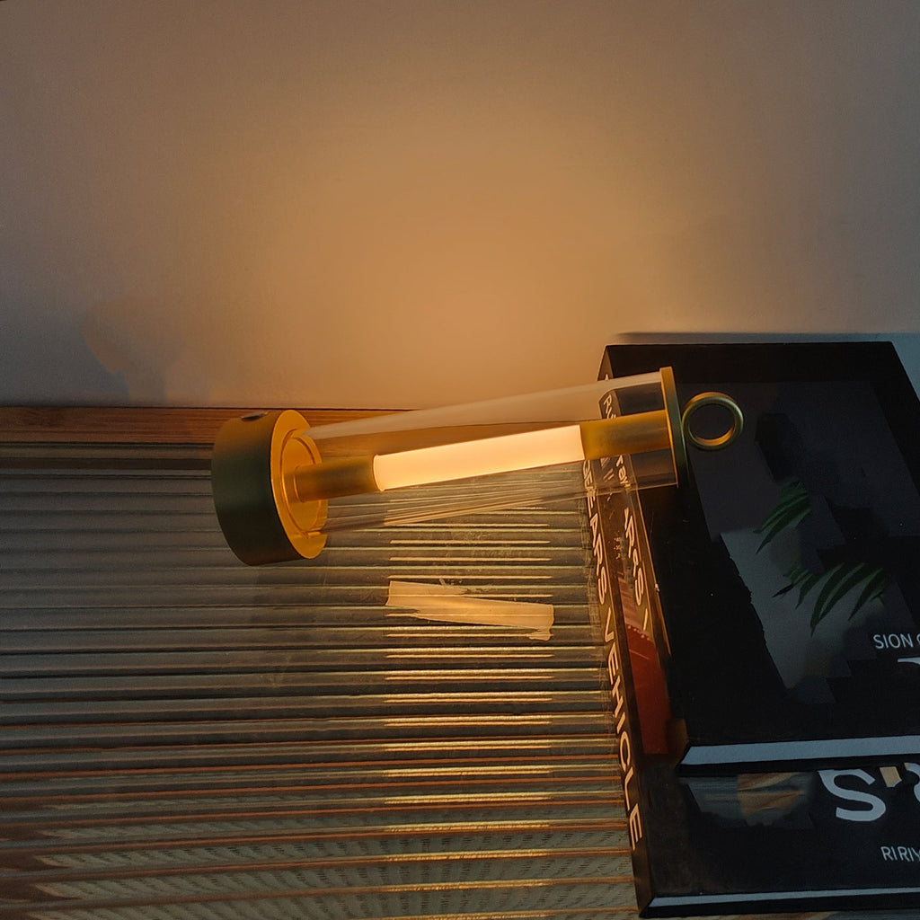 Rechargeable Column Hardware Night Table Lamp