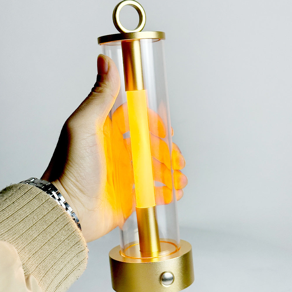Rechargeable Column Hardware Night Table Lamp