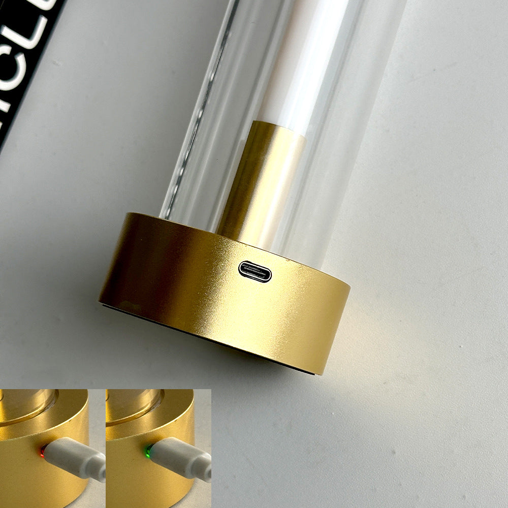 Rechargeable Column Hardware Night Table Lamp