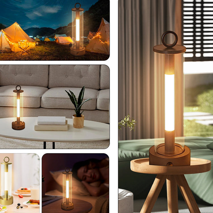 Rechargeable Column Hardware Night Table Lamp