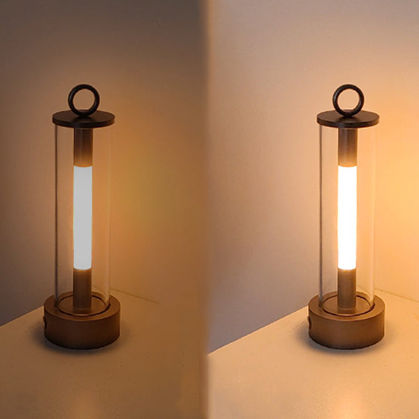 Rechargeable Column Hardware Night Table Lamp