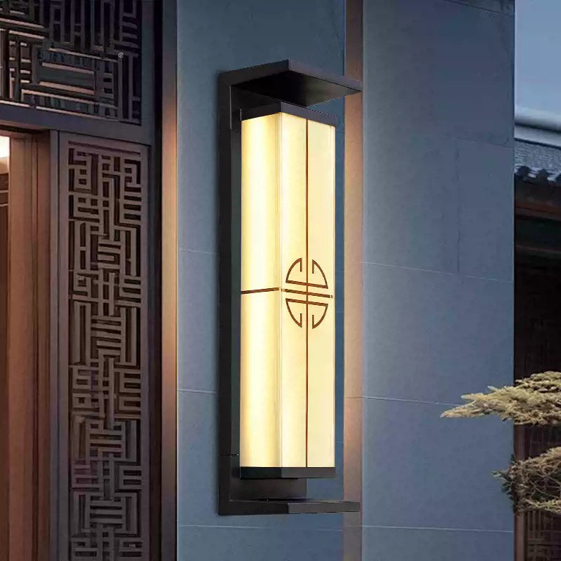 Rectangular Aluminum Stainless Steel Outdoor Light