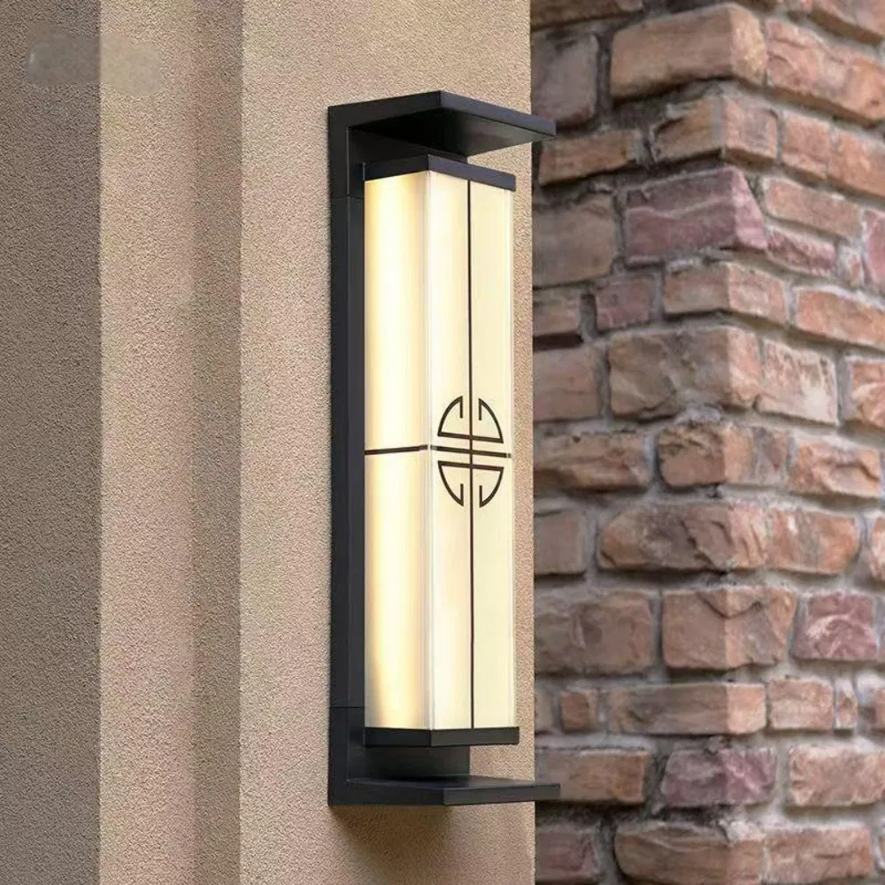 Rectangular Aluminum Stainless Steel Outdoor Light