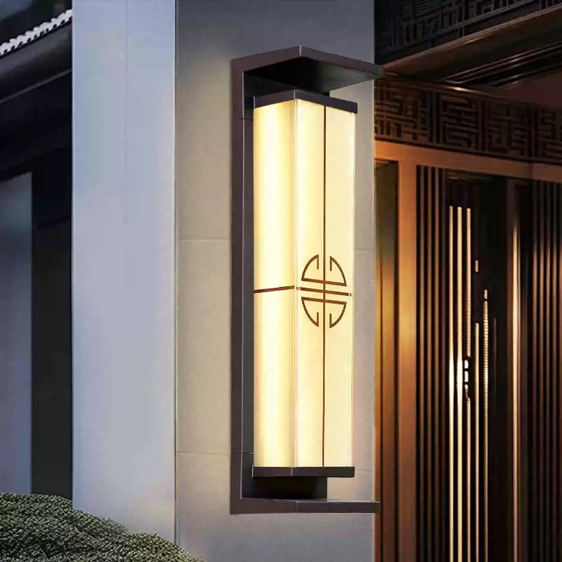 Rectangular Aluminum Stainless Steel Outdoor Light