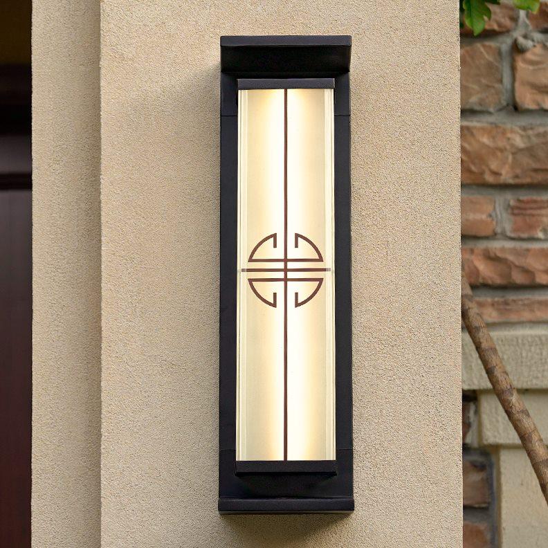 Rectangular Aluminum Stainless Steel Outdoor Light