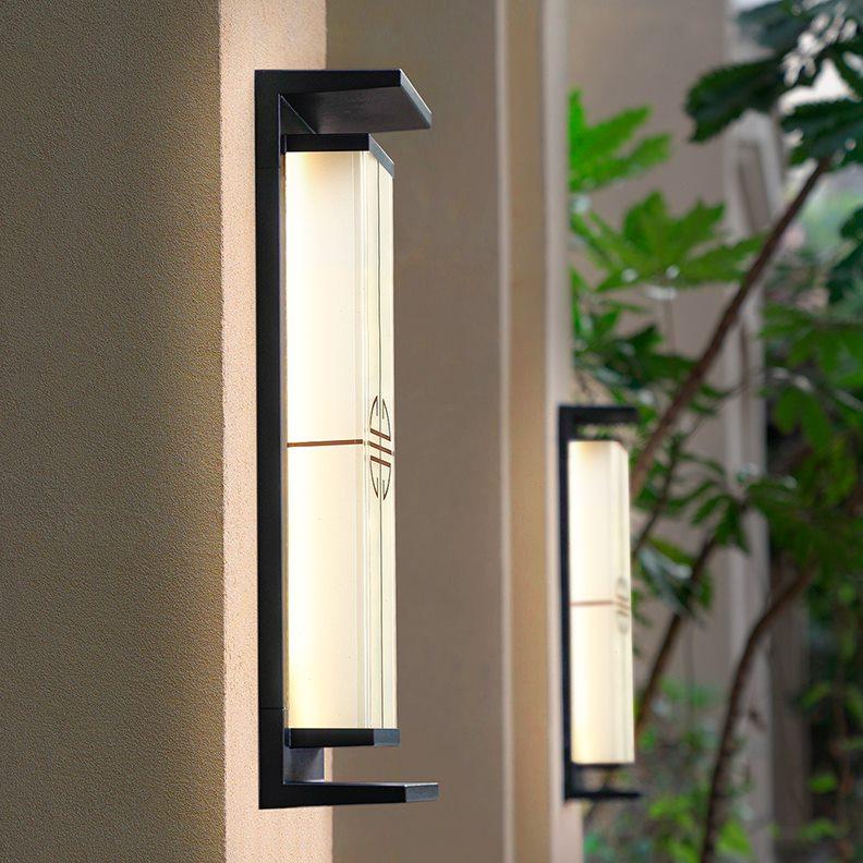 Rectangular Aluminum Stainless Steel Outdoor Light