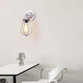 Iron Frame Gourd Living Wall Lamp