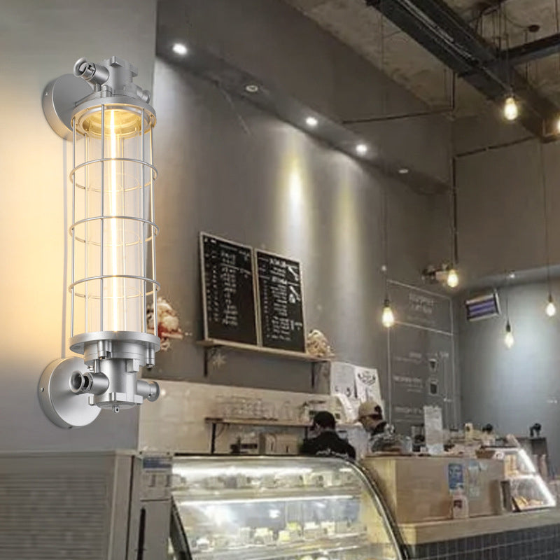 Cylinder Hardware Glass Living Wall Lamp